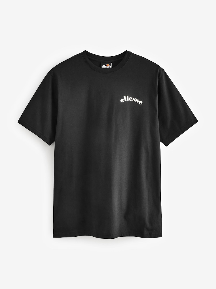 Ellesse Mens Courtside Club 100% Cotton T-Shirt - Image 6 of 7