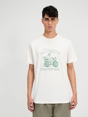 Ellesse Mens Mellino 100% Cotton White T-Shirt - Image 1 of 6
