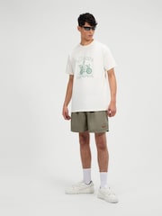 Ellesse Mens Mellino 100% Cotton White T-Shirt - Image 3 of 6