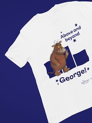 Star Editions Gruffalo Team GB Above and Beyond 100% Cotton Personalised White T-Shirt - Image 4 of 4