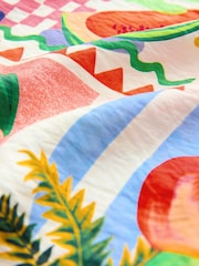 Rosa/Laranja - Vestido de verão Midi Slip - Imagem 8 de 8