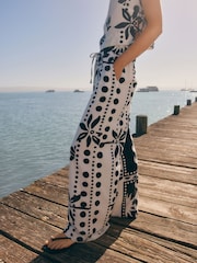 monochrome - Pantalon large avec lin - Image 3 de 7