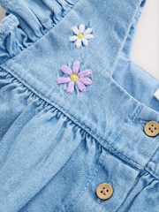 Blue Denim 100% Cotton Blouse And Skirt Co-ord Set (3mths-8yrs) - Image 9 of 9