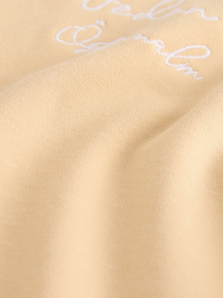Butter Yellow Heavyweight Short Sleeve Crew Neck T-Shirt - Image 8 of 8