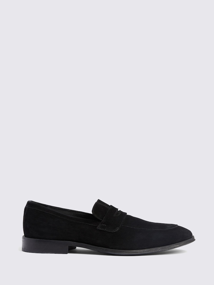 MOSS Black Suede Loafers - Image 1 of 5