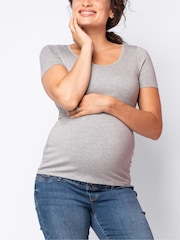 Seraphine Blue Maternity T-Shirts 2 Pack - Image 3 of 7