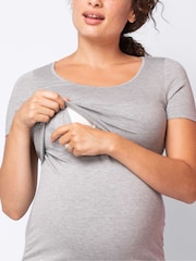 Seraphine Blue Maternity T-Shirts 2 Pack - Image 4 of 7