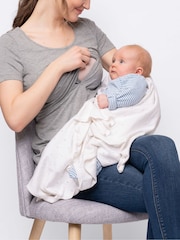 Seraphine Blue Maternity T-Shirts 2 Pack - Image 6 of 7