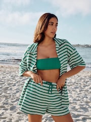 Green Self 100% Cotton Jersey Shirt - Image 1 of 5
