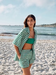 Green Self 100% Cotton Jersey Shirt - Image 2 of 5