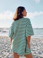 Green Self 100% Cotton Jersey Shirt - Image 4 of 5