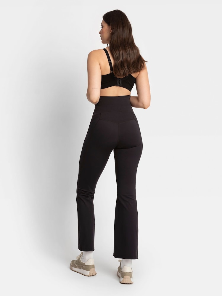 Seraphine Maternity Bootleg Black Leggings - Image 4 of 6