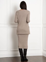 Seraphine Maternity Cream Knit Co-ord Jumpers - Image 3 of 5