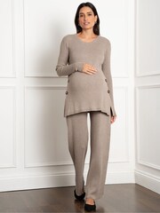 Seraphine Maternity Cream Knit Co-ord Jumpers - Image 5 of 5