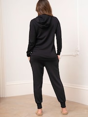 Seraphine Maternity Overbump Black Joggers - Image 6 of 8
