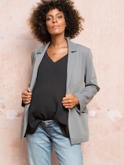 Seraphine Blue Tapered Maternity Jeans - Imagen 4 de 5