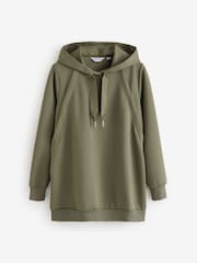 Seraphine Maternity Green Soft Hoodie with Nursing Zips - Image 6 of 6
