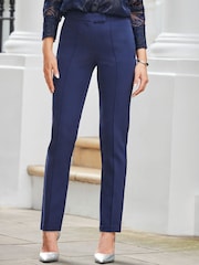 Sosandar Blue Slim Leg Trousers - Image 2 of 5