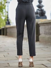 Sosandar Black Belted Tapered Trousers - Image 3 of 5