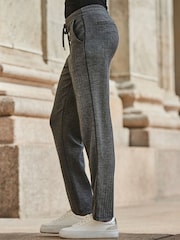 Sosandar Grey Stripe Detail Tapered Trousers - Image 4 of 5