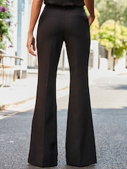 Sosandar Black Slim Flared Trousers - Image 4 of 5