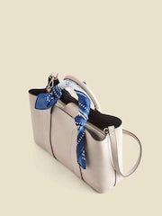 Sosandar Natural Structured Bag With Detachable Scarf - Image 3 of 5