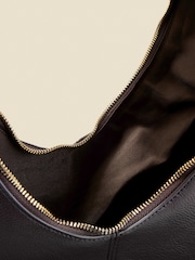 Sosandar Black Fringe Detail Western Shoulder Bag - Image 4 of 4