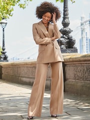 Sosandar Natural Kick Flare Trousers - Image 2 of 5