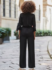 Sosandar Side Stripe Button Front Jumpsuit - Imagen 5 de 5