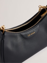 Ted Baker Black Essiy Webbing Leather Crossbody Bag - Image 4 of 5