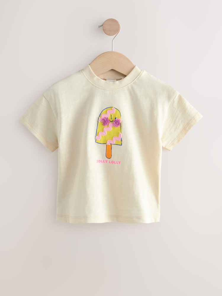 Pink Icecream Tops 4 Pack (3mths-7yrs) - Image 3 of 8