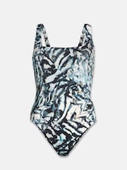 Mint Velvet Zebra Hardwear Belted Tummy Control Swimsuit - Image 7 of 7