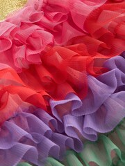 Boden Pink Rainbow Tulle Skirt - Image 3 of 3
