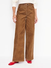Boden Brown 5 Pocket Cord Wide Jeans - Image 2 of 5