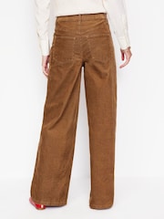 Boden Brown 5 Pocket Cord Wide Jeans - Image 3 of 5