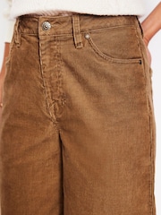 Boden Brown 5 Pocket Cord Wide Jeans - Image 4 of 5