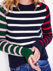 Boden Blue Olivia Merino Jumper - Image 1 of 5