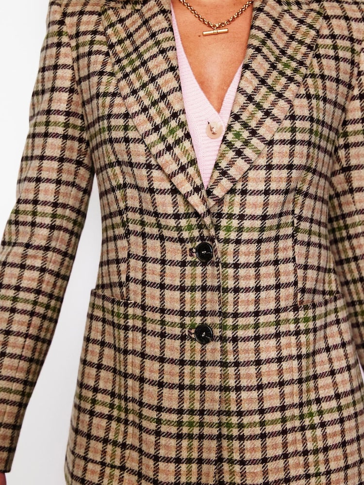 Boden Brown Marylebone Tweed Blazer - Image 2 of 6