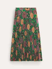 Boden Green Camilla Pleated Midi Skirt - Image 6 of 6