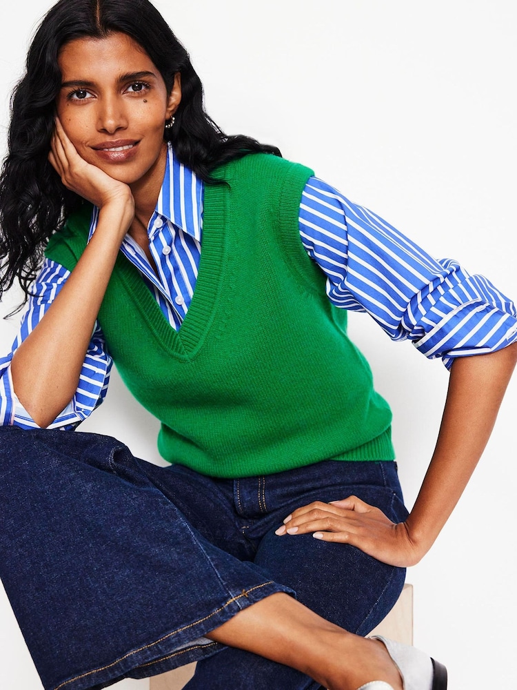 Boden Green Olivia Merino Tank - Image 2 of 6