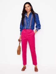 Boden Pink Kew Corduroy Trousers - Image 1 of 5