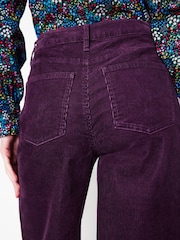 Boden Purple 5 Pocket Cord Wide Jeans - Image 2 of 6