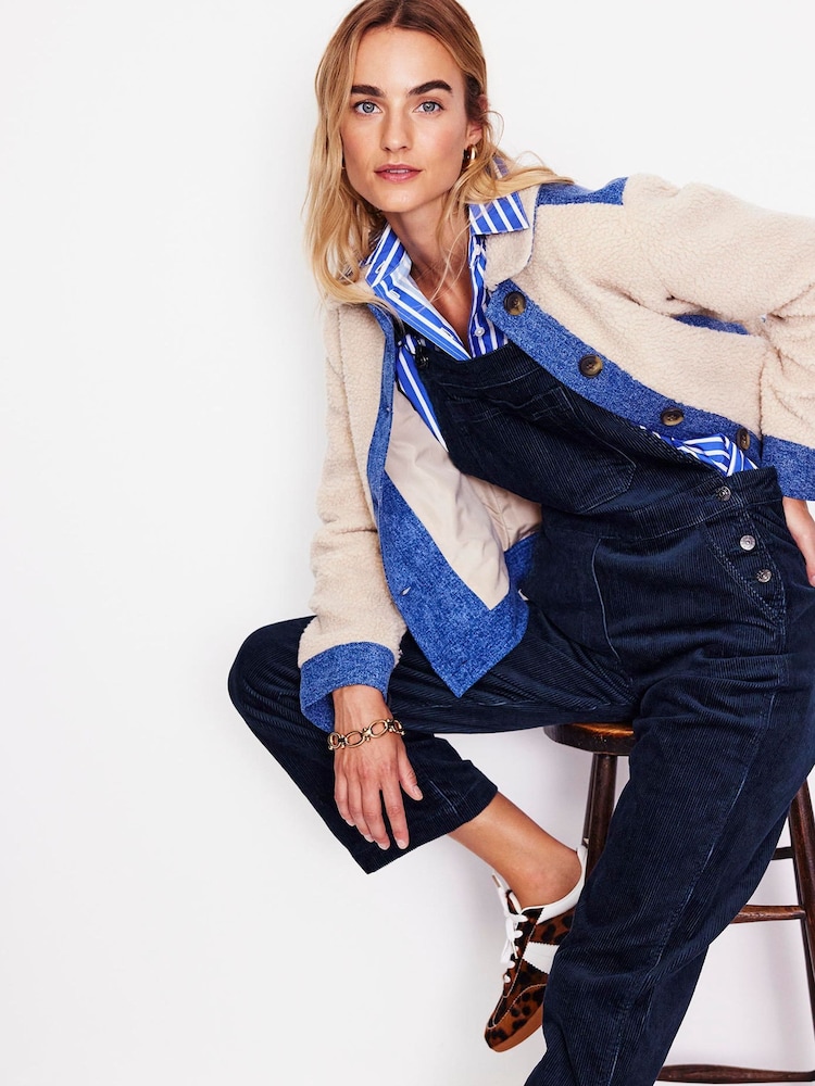 Boden Blue Cord Dungarees - Image 2 of 5 Boden Blue Cord Dungarees - Image 2 of 5