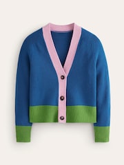 Boden Blue Olivia Merino Cardigan - Image 5 of 5