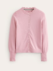 Boden Pink Imi Scalloped Cardigan - Image 5 of 6