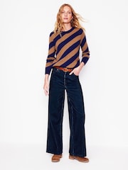 Boden Blue 5 Pocket Cord Wide Jeans - Image 1 of 5