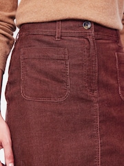Boden Brown Estella Cord Skirt - Image 2 of 5