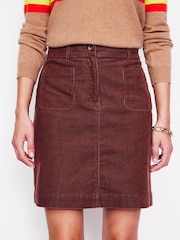 Boden Brown Estella Cord Skirt - Image 4 of 5