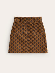 Boden Dark Brown Estella Cord Skirt - Image 5 of 5