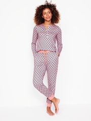 Boden Pink Jersey Pyjama Bottoms - Image 1 of 5